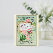 Catalogus  kousenbloem briefkaart (Staand voorkant)