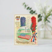 Catalogus  kousenbloem briefkaart (Staand voorkant)