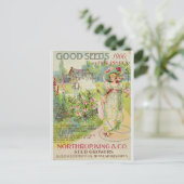 Catalogus  kousenbloem briefkaart (Staand voorkant)