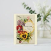 Catalogus  kousenbloem briefkaart (Staand voorkant)