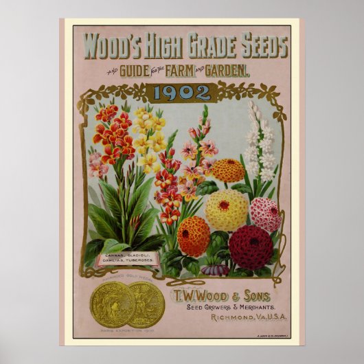 Catalogus kousenbloem poster (Voorkant)