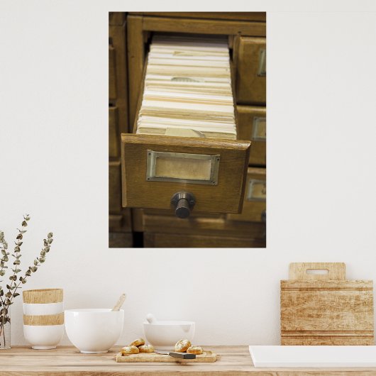 Catalogus open Kaart Poster (Keuken)