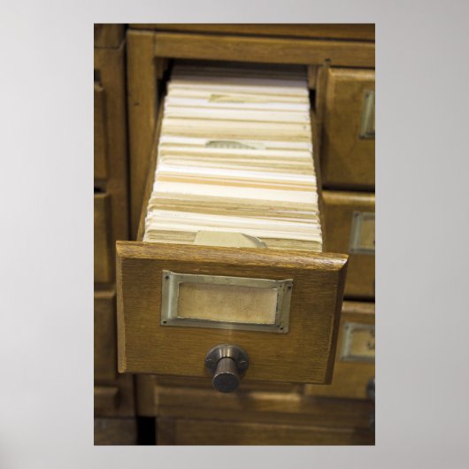 Catalogus open Kaart Poster (Voorkant)