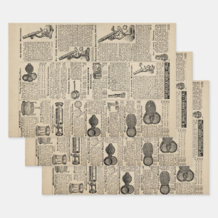 Cataloguspagina microscoop inpakpapier vel