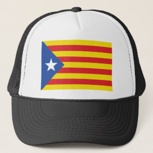 Catalonië (de blauwe rode vlag) trucker pet