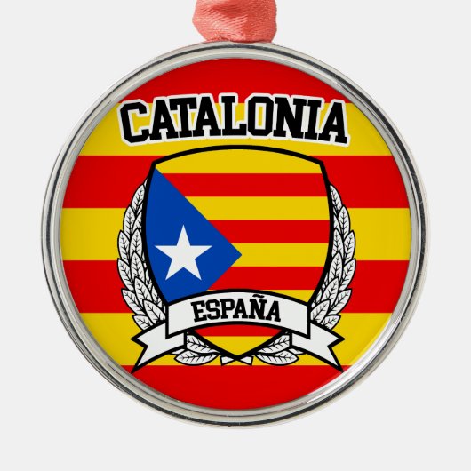 Catalonië Metalen Ornament (Voorkant)