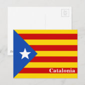 Catalonië, Spanje Reistoerisme Briefkaart (Voorkant / Achterkant)