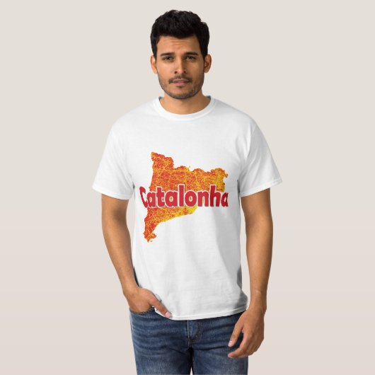 Catalonië T-Shirt (Voorkant volledig)