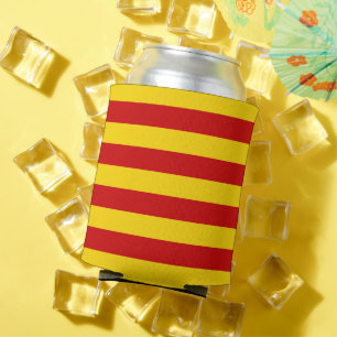 Catalonië vlag en Catalaans - La Senyera/vakantie Blikjeskoeler