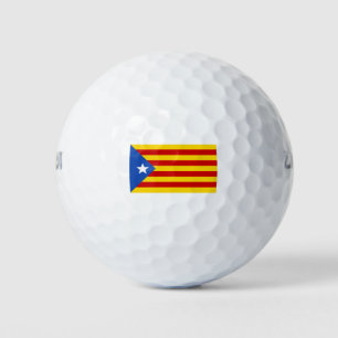 catalonië vlag golfballen