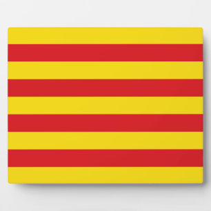 Catalonië Vlag Plaquette Fotoplaat