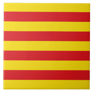 Catalonië Vlag Tegel Tegeltje