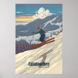 Cataloochee Maggie Valley North Carolina USA Skien Poster