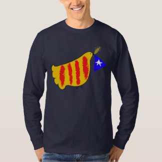 Catalunya Pau i Llibertat , vredesduif Catalonië T-shirt