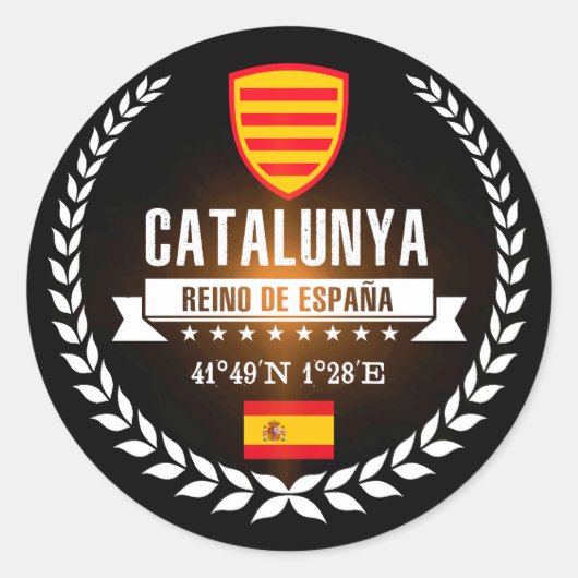 Catalunya Ronde Sticker (Voorkant)
