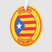 Catalunya Round Emblem Ornament (voorkant)