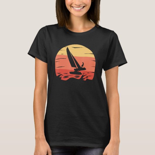 Catamaran Boat Sailing 1 T-shirt (Voorkant)