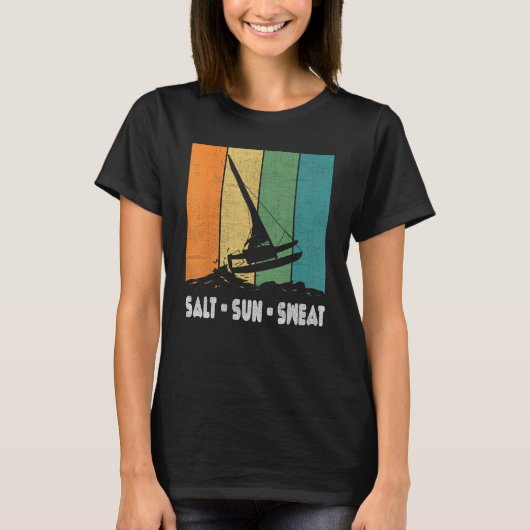 Catamaran Boat Sailing 2 T-shirt (Voorkant)