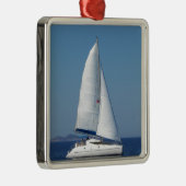 Catamaran Catchup Metalen Ornament (Rechts)