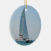 Catamaran Clara Keramisch Ornament (Rechts)