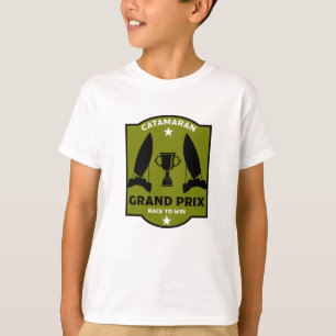 Catamaran Hydrofoil Zeilboot Racing T-shirt