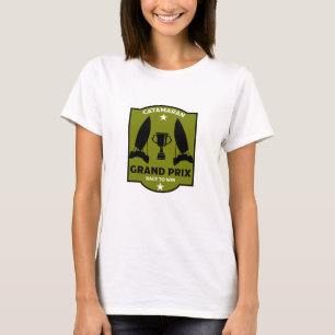Catamaran Hydrofoil Zeilboot Racing T-shirt