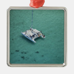 Catamaran, Mamanuca-eilanden, Fiji, Zuid-Pacific Metalen Ornament