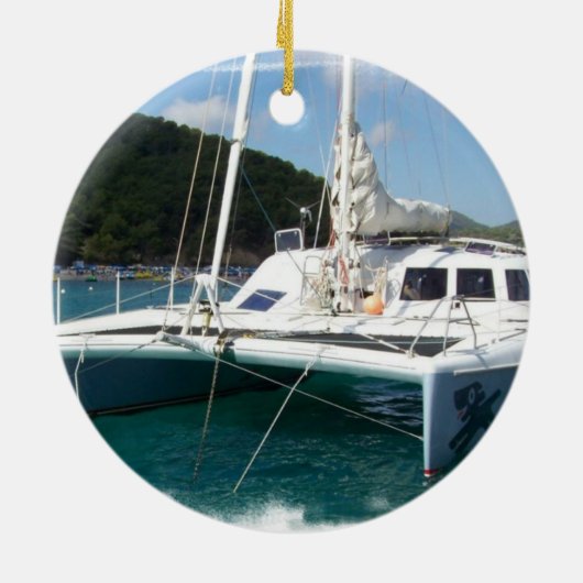 Catamaran Ornament (Achterkant)