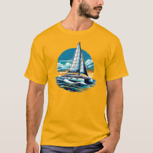 Catamaran Sailboot T-shirt