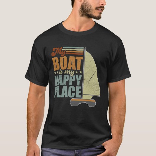 Catamaran Two Hulls Sailing Quote Catamaran Captai T-shirt (Voorkant)