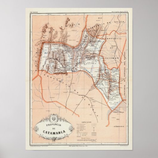 Catamarca, Argentinië Poster (Voorkant)