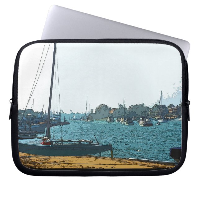 Catamarran sur le sac de l'électronique de plage (Devant)