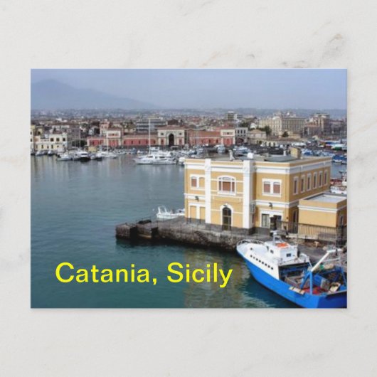 Catania briefkaart (Voorkant)