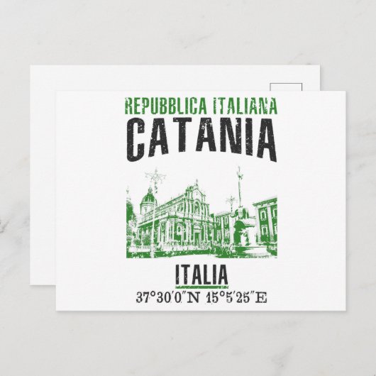 Catania Briefkaart (Voorkant / Achterkant)