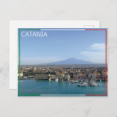 Catania - Italië Briefkaart (Voorkant / Achterkant)