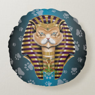 CATankhaMEOW Rond Kussen