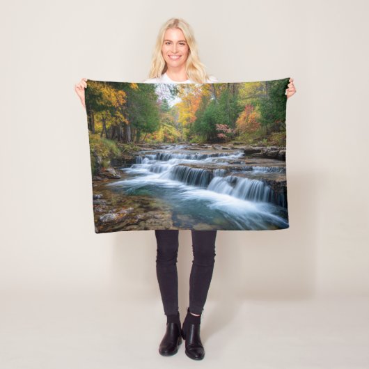 Cataract Falls in de VS Fleece Deken (In situ)