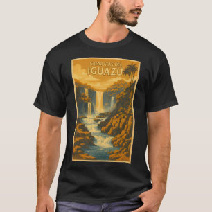 Cataratas del Iguazu Argentinië Vintage Poster Rei T-shirt