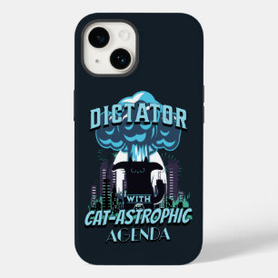 Catastrofaal grappig kattenontwerp Case-Mate iPhone 14 hoesje