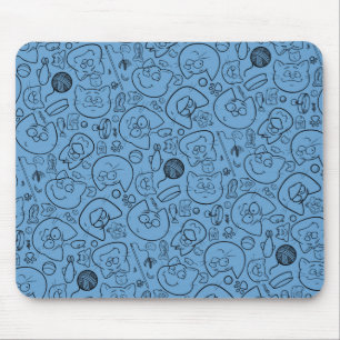 Catastrofe mousepad, blauw muismat