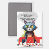 CatAstrophe | No Pockets Chaos Posse Magnet Magneet (Voorkant / Achterkant)