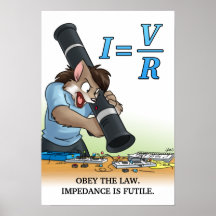 Catastrophe van het College - Poster - Wet van Ohm