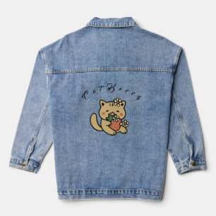 Catberry   Manteau en jean de chat mignon