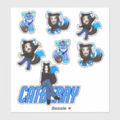Catberry - Stickers (Feuille)