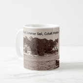 Catboat Summer Sail, Cotuit Harbor 2025 Coffee Mug (Devant gauche)