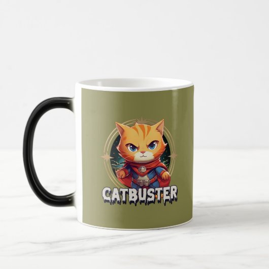 catbuster magische mok (Links)