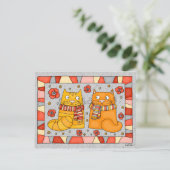 catcard briefkaart (Staand voorkant)