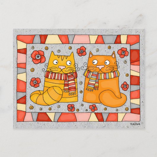 catcard briefkaart (Voorkant)