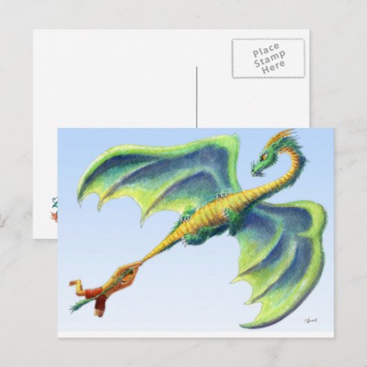 Catch a Dragon 2 - carte postale (Devant / Derrière)