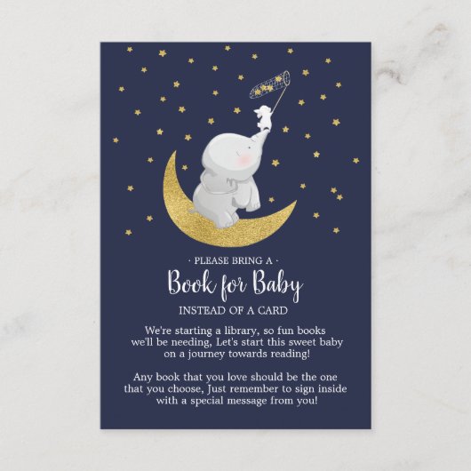 Catch A Star Bunny Elephant Book voor Baby Kaart (Voorkant)